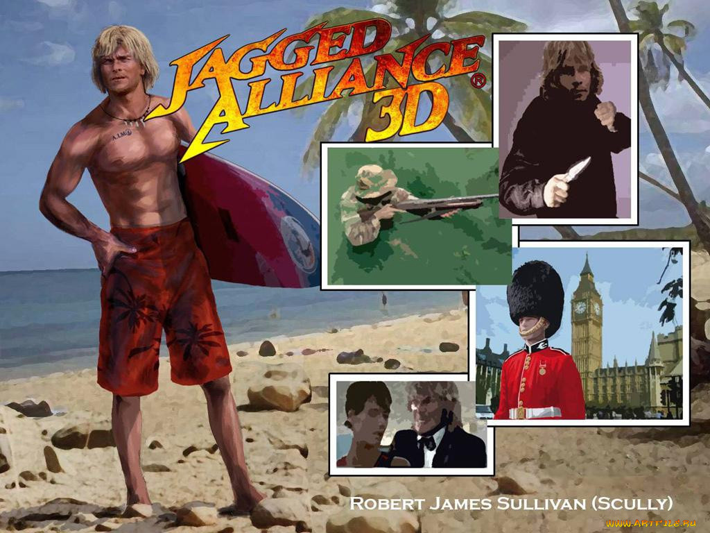 , , jagged, alliance, 3d